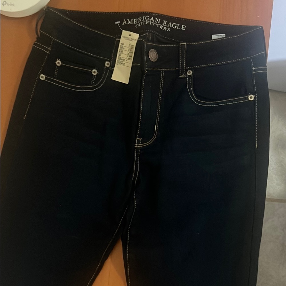 American Eagle straight jeans 10 short